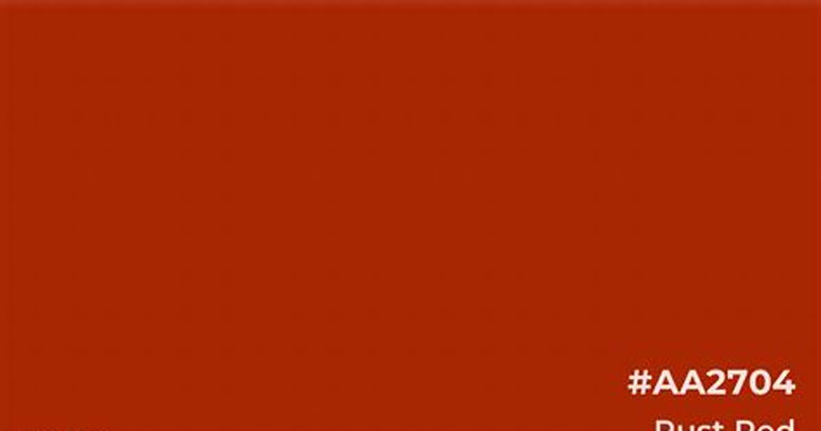 Rust Red Color