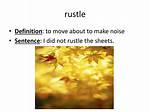 Rustle Definition