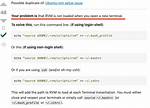 Rvm Command Not Working