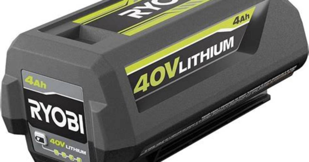 Ryobi Battery Replacement