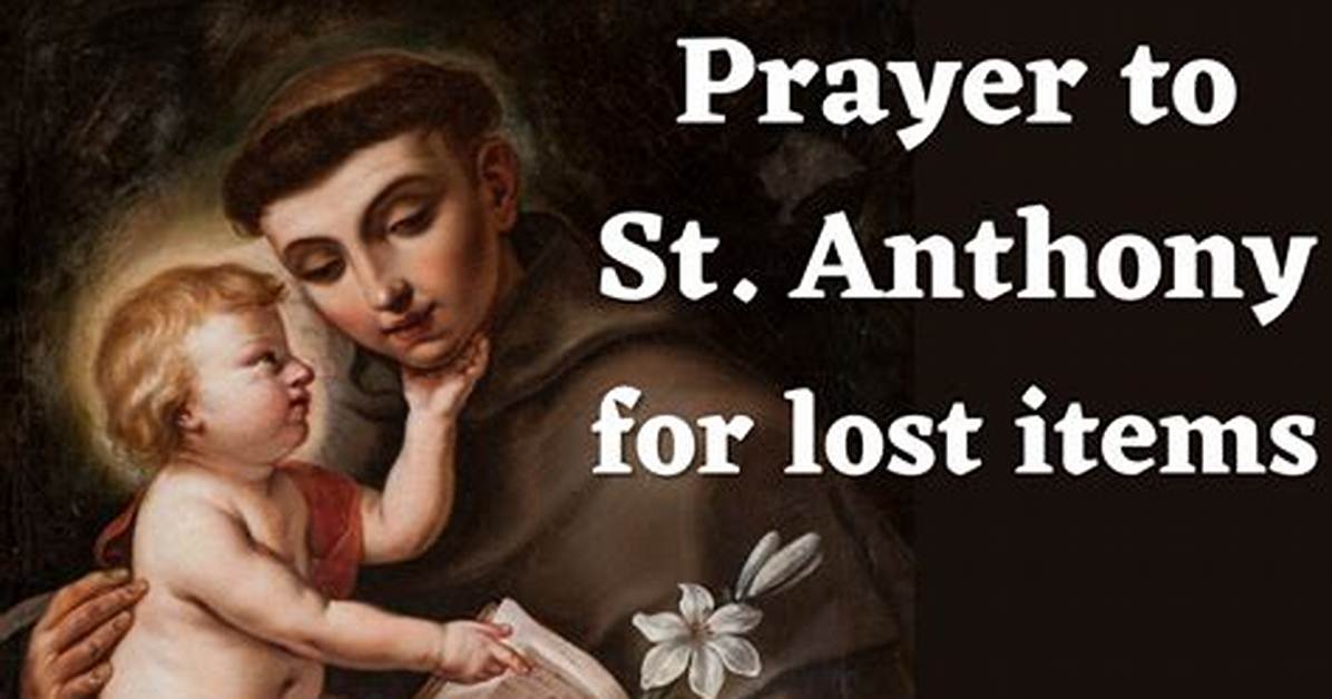 Saint for Lost Items