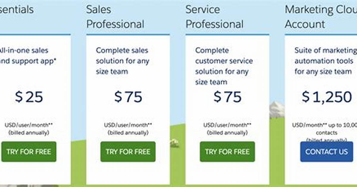Salesforce Pricing