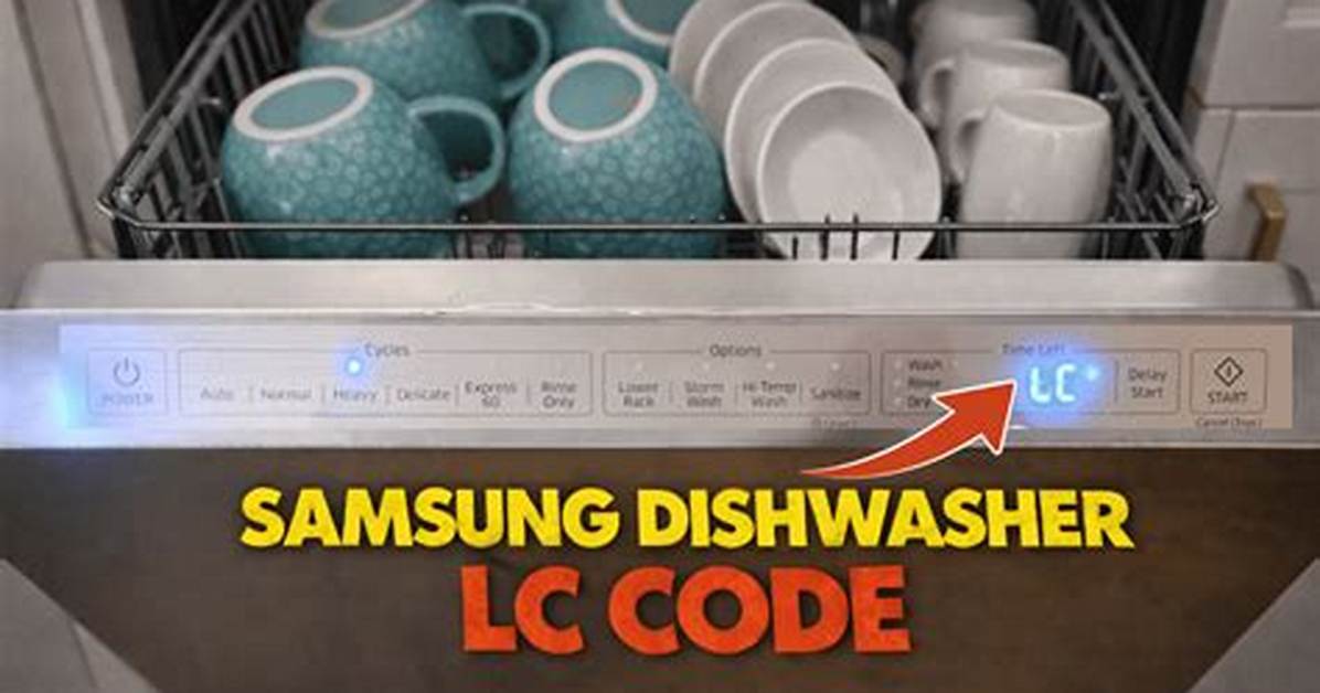 Samsung Dishwasher Lc Code