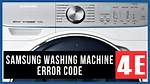 Samsung Washer 4E Code