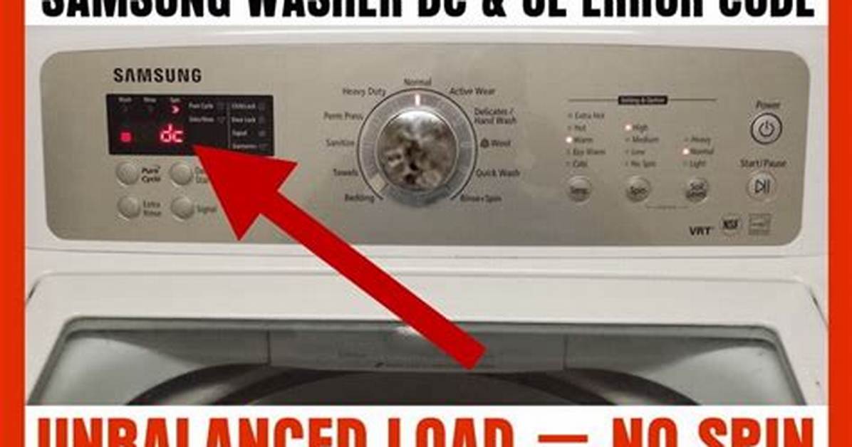 Samsung Washer Dc Code