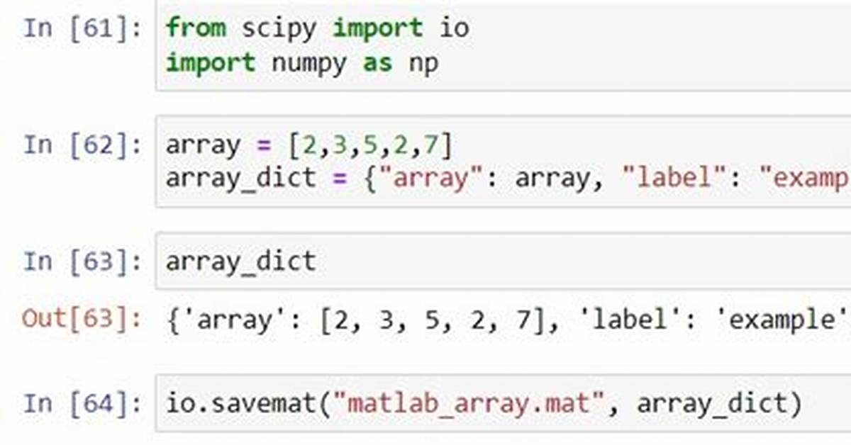 Save File As. Mat in Python