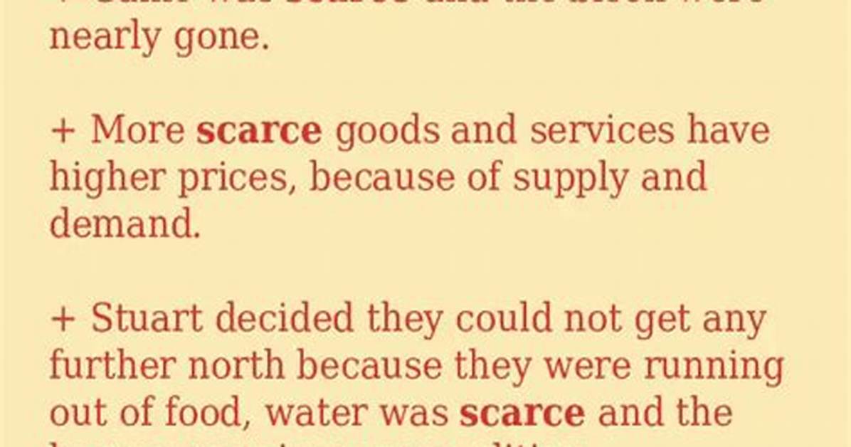 Scarce