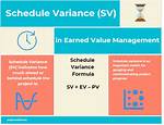 Schedule Variance Definition
