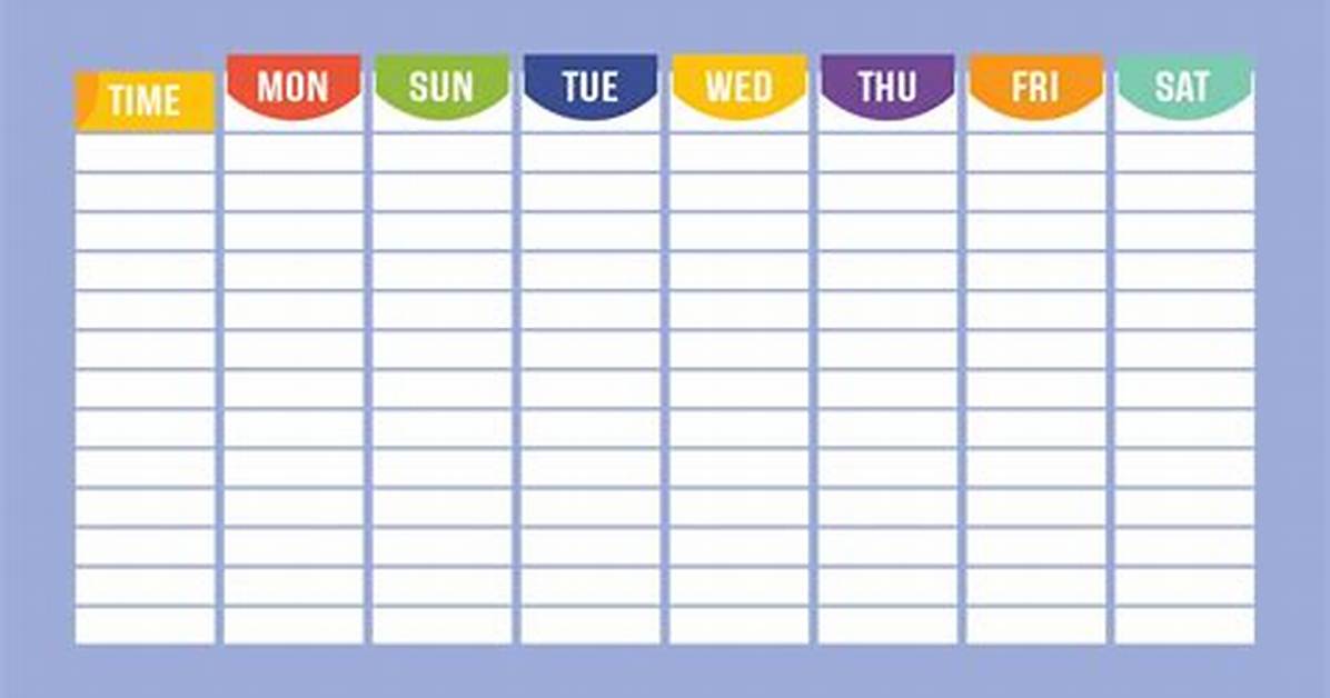 Schedule