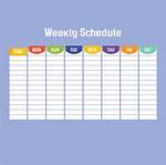 Schedule