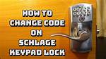 Schlage Lock Change Code