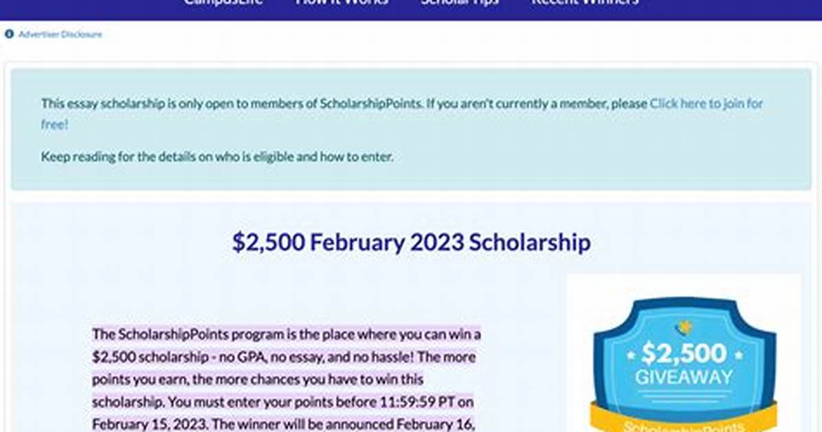 Scholarshippoints