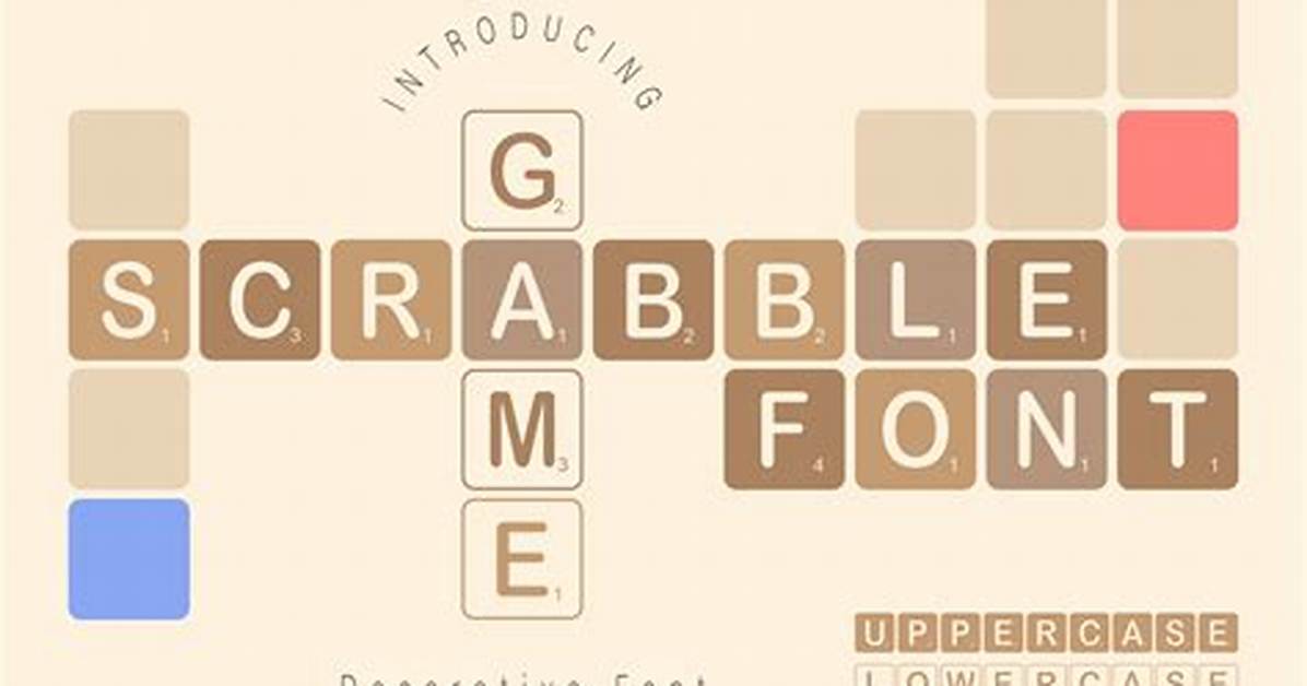 Scrabble Font
