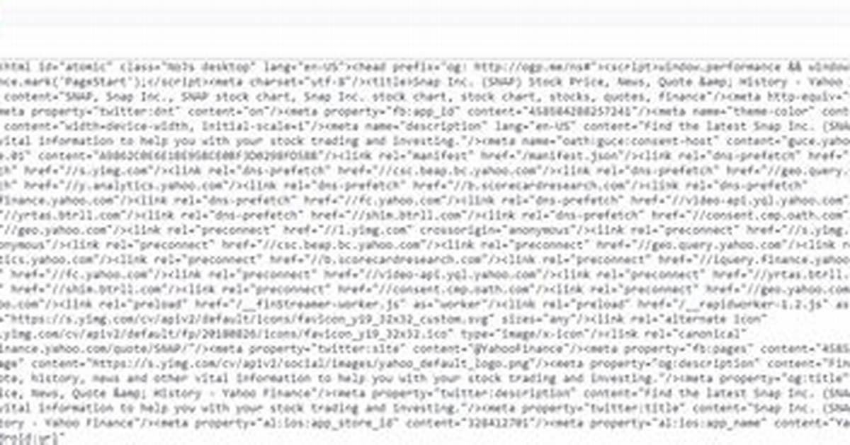 Scraping via Proc Http