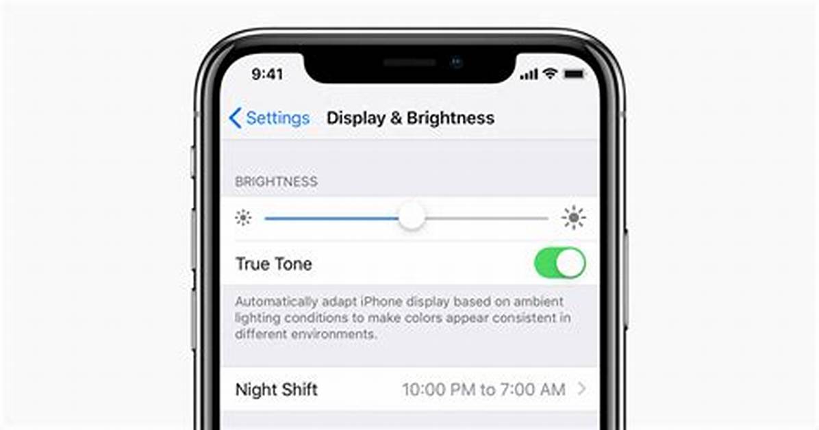 Screen Brightness Iphone
