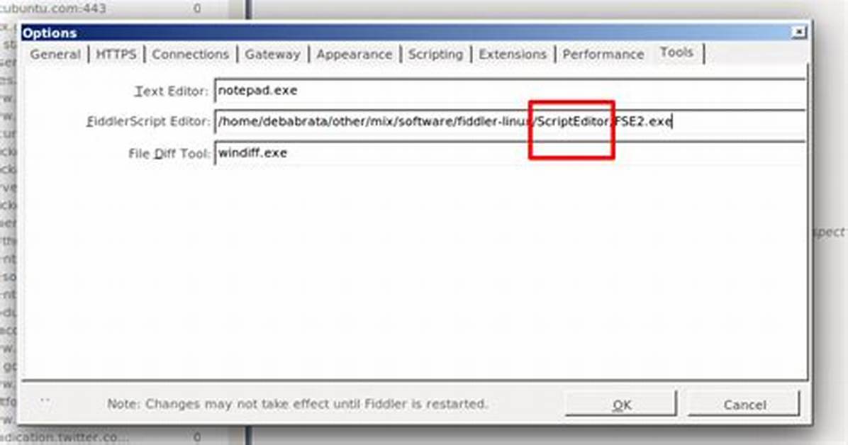 Scripteditor Folder Missing in Fiddler