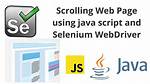 Scrolling to Element Using Webdriver?