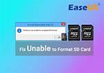 Sd Card Won't Format