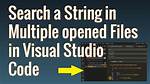 Search in vs Code for Multiple Terms