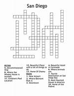 Seattle-to-San Diego Dir. Crossword Clue