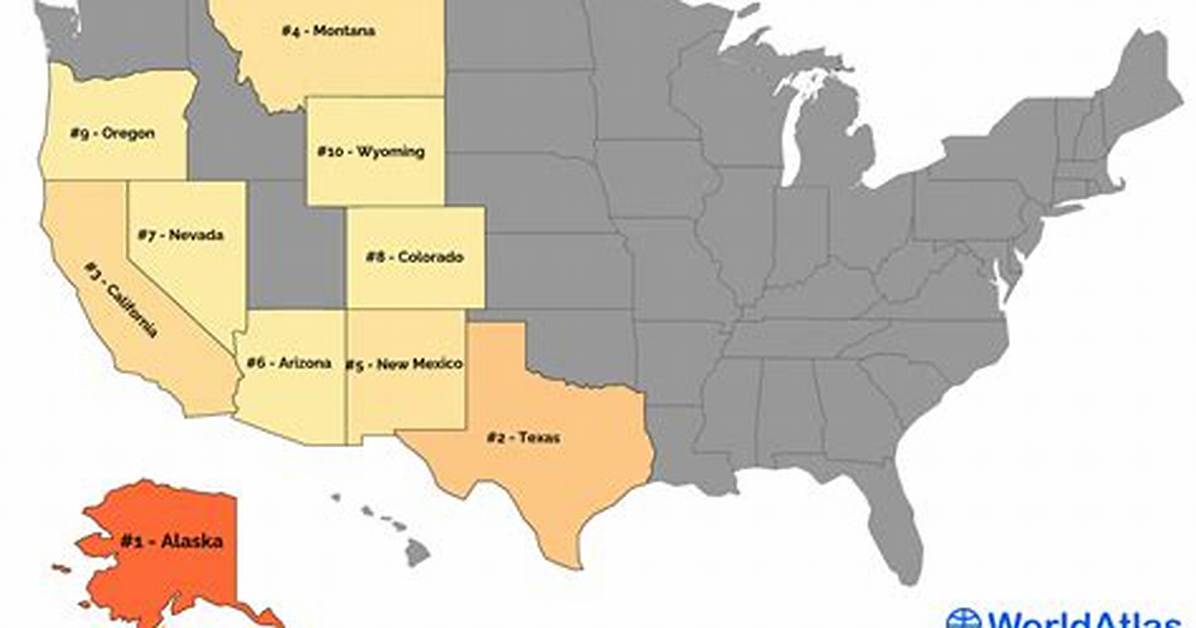 Second-Largest State: Abbr.