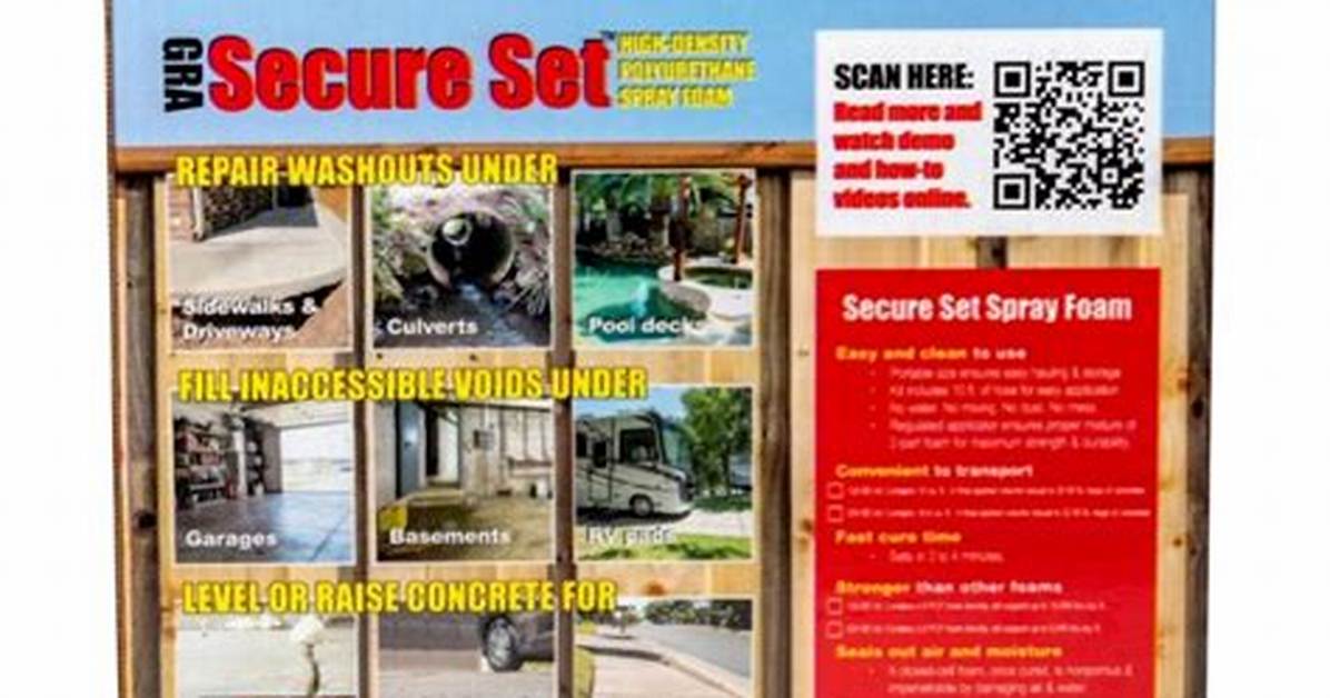 Secure Set Foam