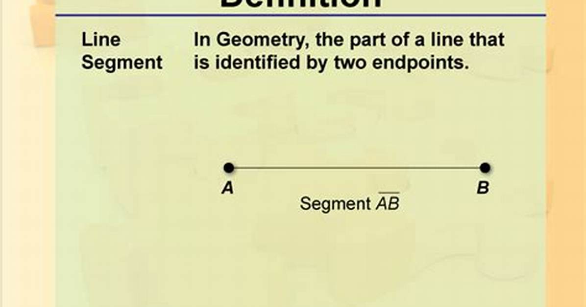 Segment Definition Geometry