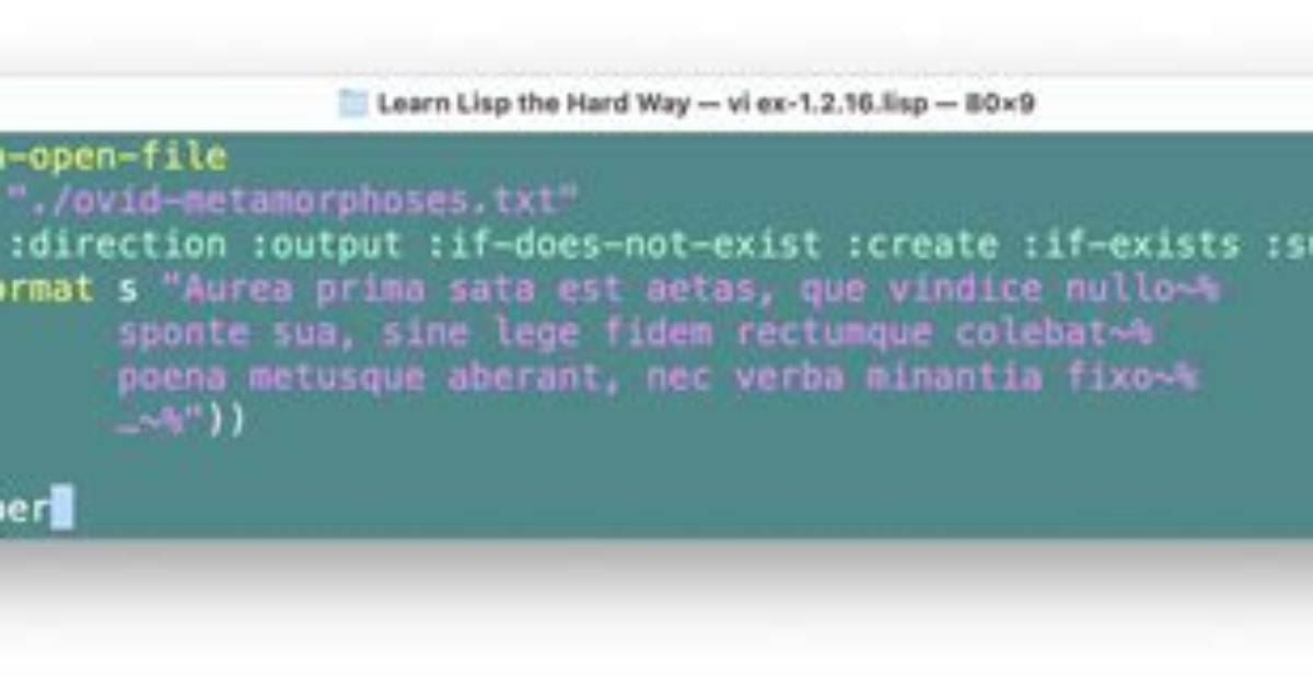 Select Line Mode in Vim