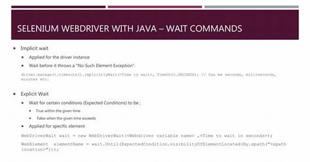 Selenium Webdriver Java How to Wait Until a Link Is Present