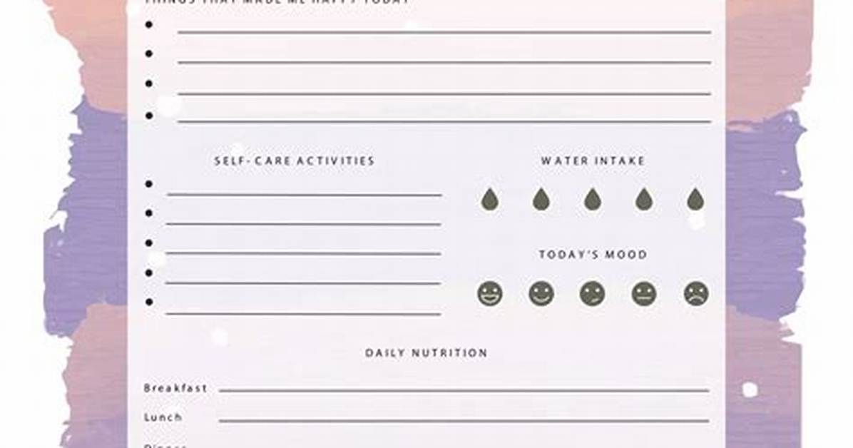 Self-Care Journal