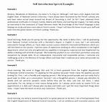 Self Introduction Speech