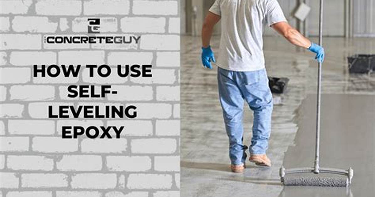 Self Leveling Epoxy