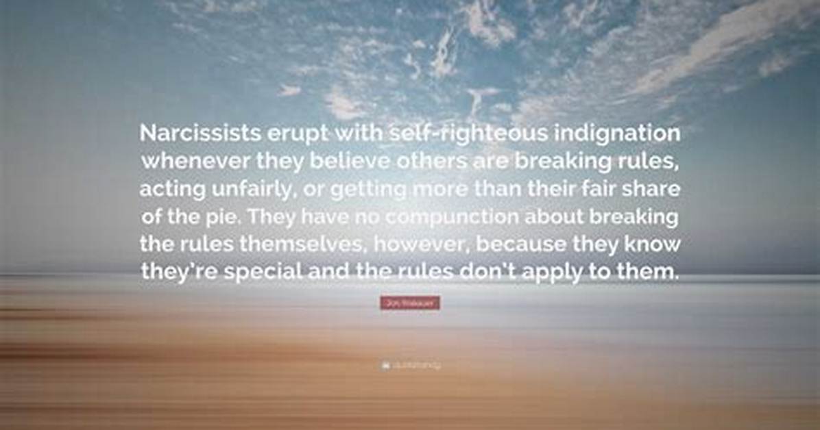 Self Righteous Indignation