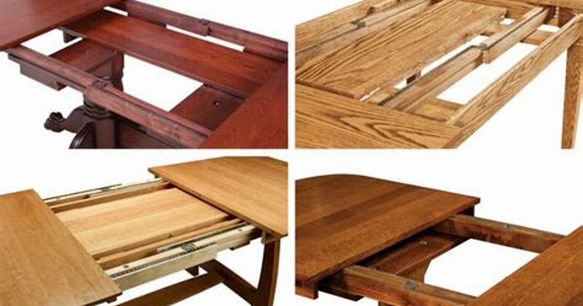 Self Storing Leaf Table
