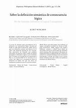 Semantic Consequence Definition