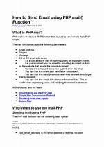 Send Mail Using Php on Form Submit in Htmo Method Post [Duplicate]