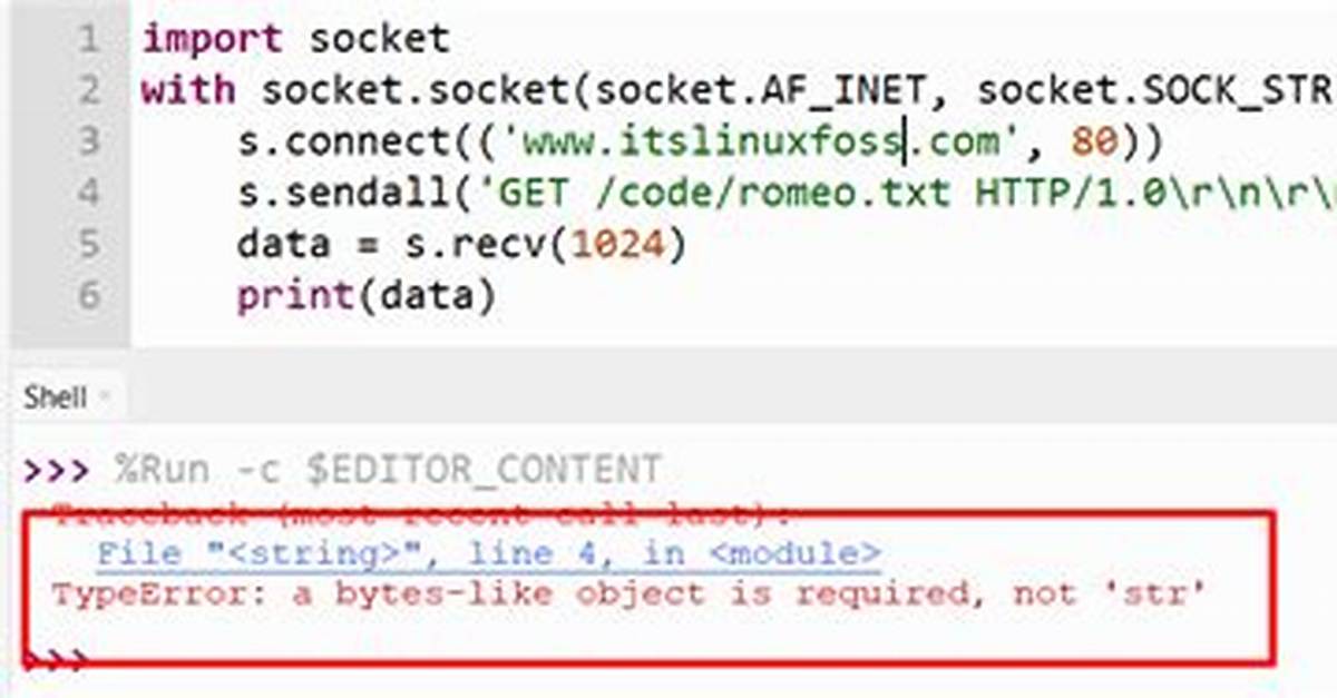 Sending String via Socket (Python)