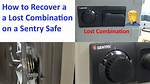 Sentry Safe Lost Combination