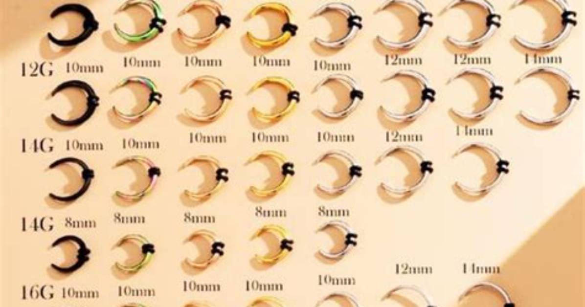 Septum Ring Sizes