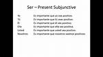 Ser Present Subjunctive