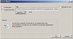 "Server Application, Source File, or Item Can't Be Found.": Trying to Embed Pdf into Microsoft Office Professional Plus 2013