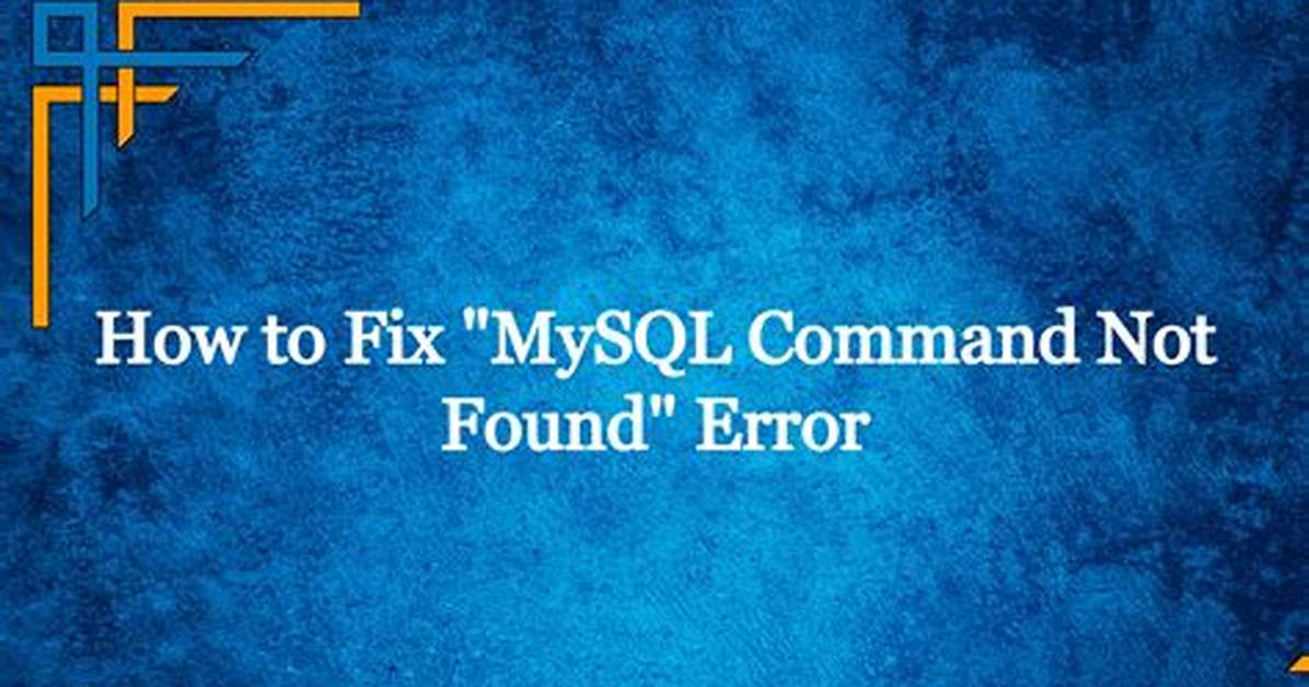 Service Command Not Found