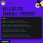 Set Css Property in Javascript?