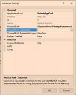 Set Physical Path Credentials in Iis7 Using Powershell