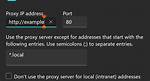 Set Proxy Through Windows Command Line Including Login Parameters
