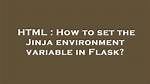 Set Variable in Jinja
