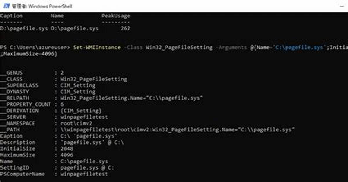 Set-Wmiinstance -Arguments $Variable Hangs