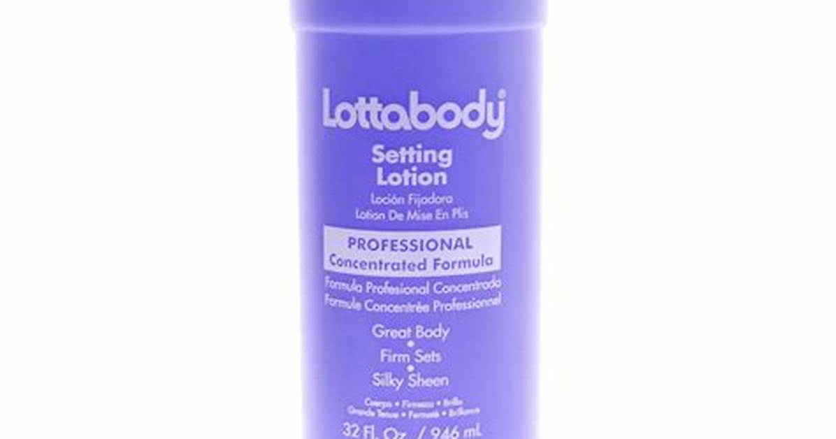 Setting Lotion