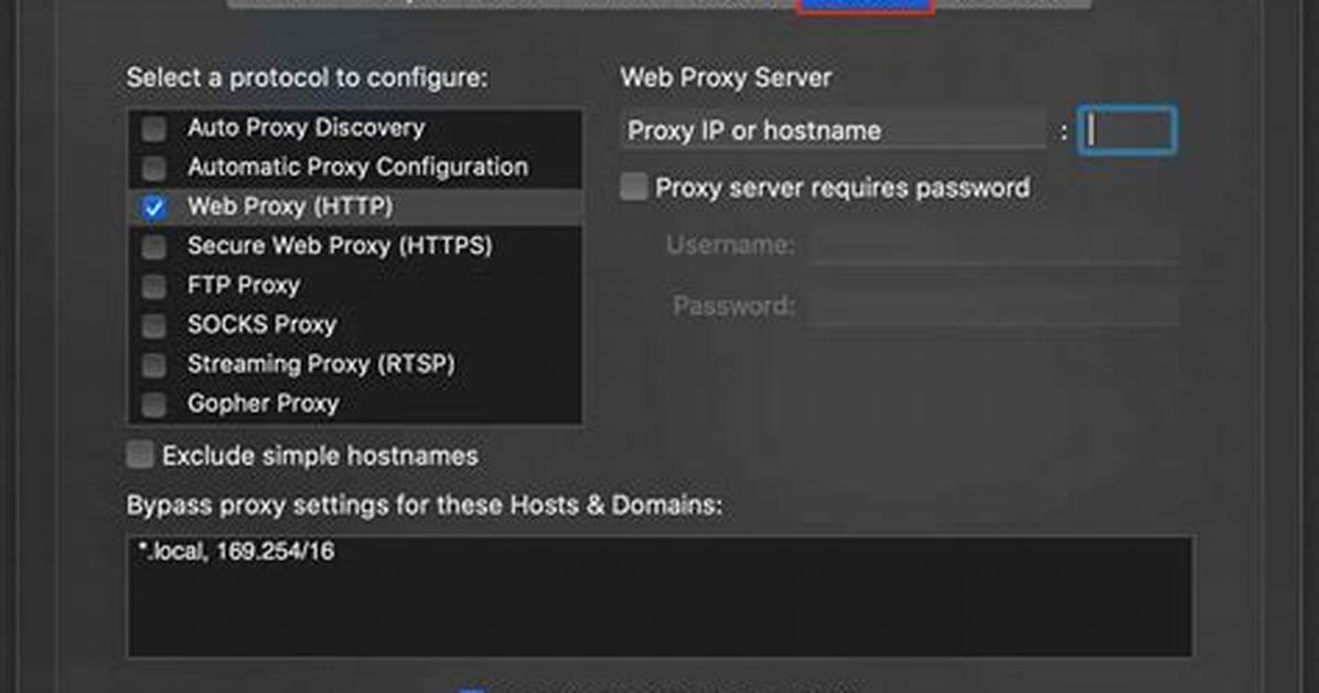 Setting Proxy via Http_Proxy on Mac
