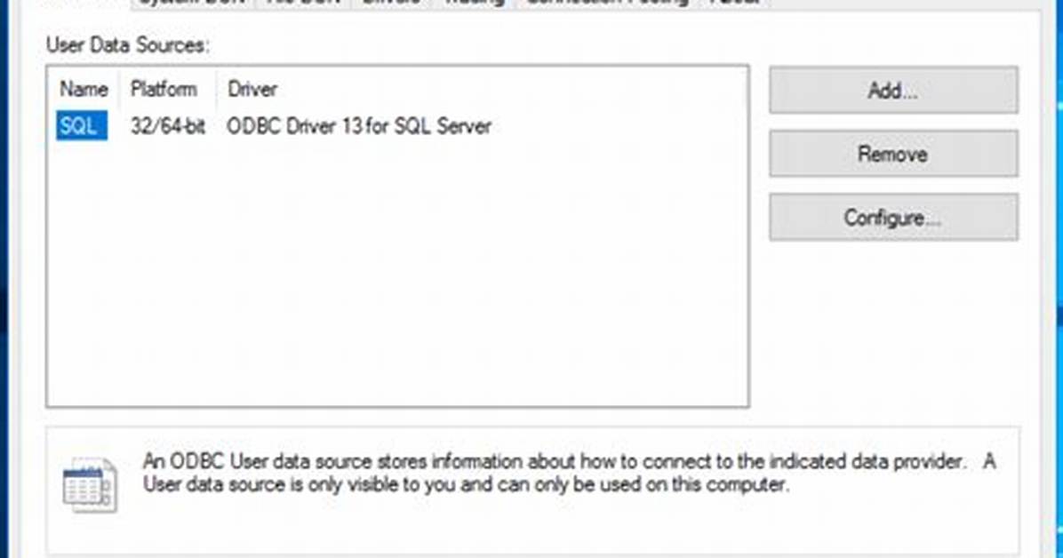 Setting up Ms Sql Server with Odbc Connection for Installation - Documentation for Bmc Client Management 20.08